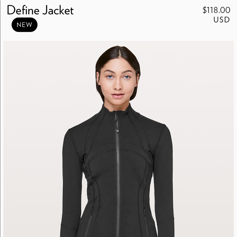 BRAND NEW WITH TAGS Lululemon Define Jacket